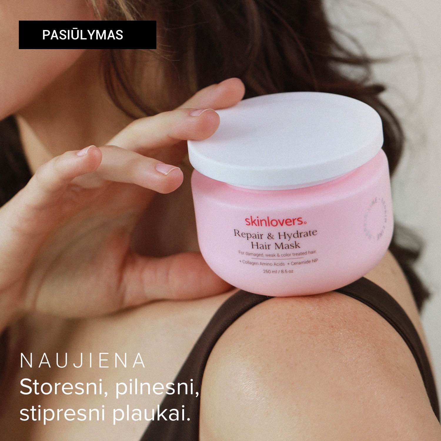 Naujiena stipresniems plaukams